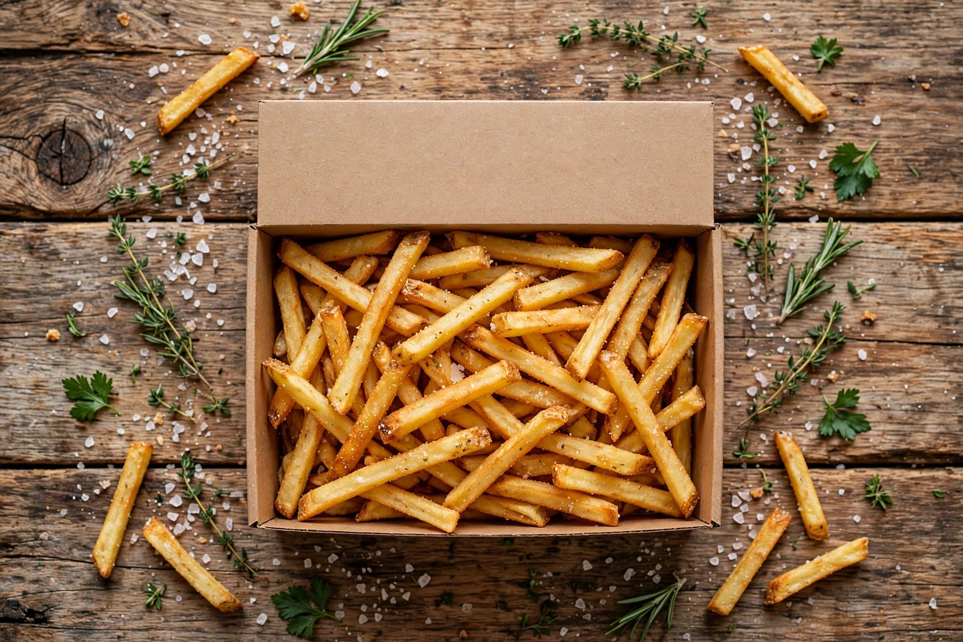 Gewürzte Pommes Box