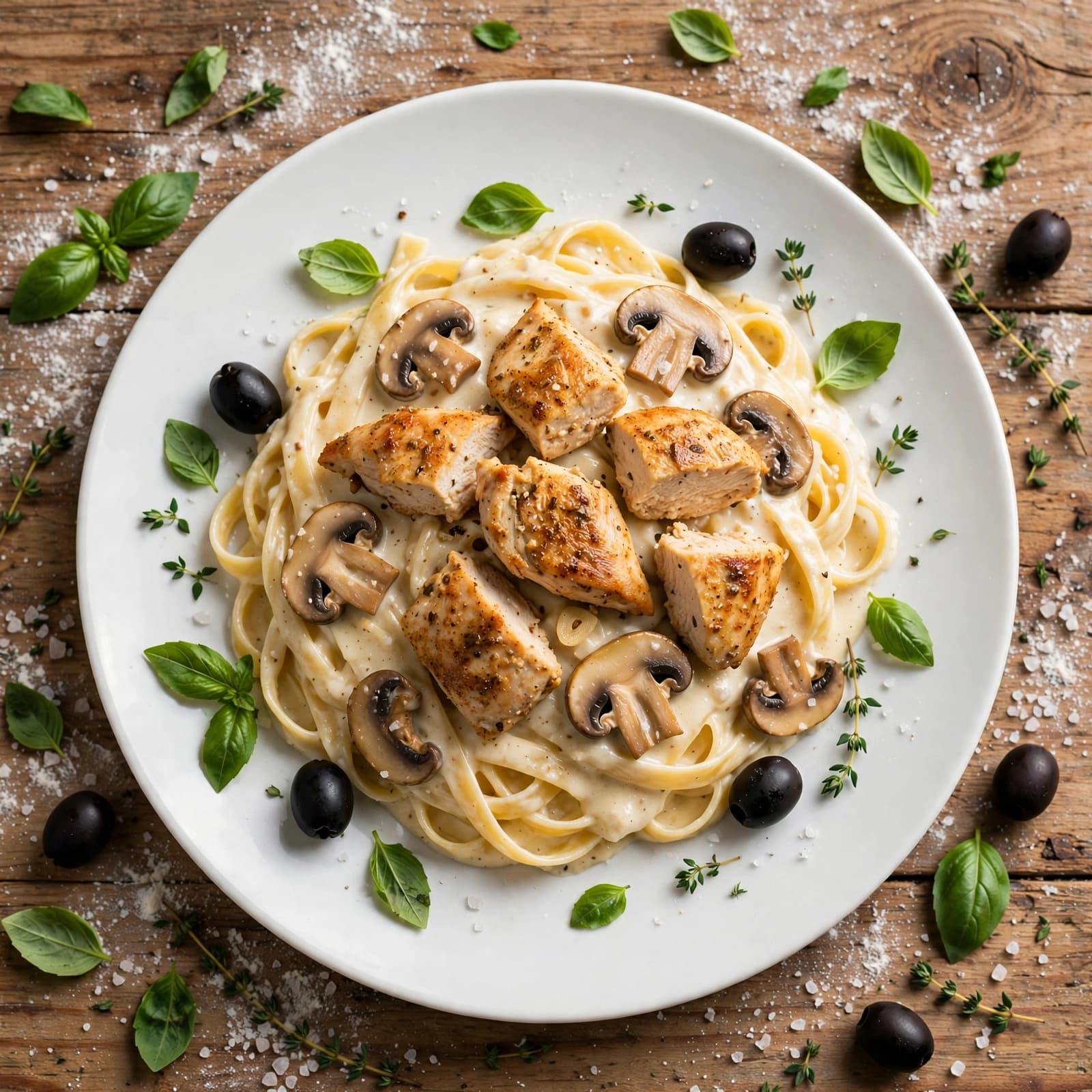 Alpizena Fettuccine Alfredo