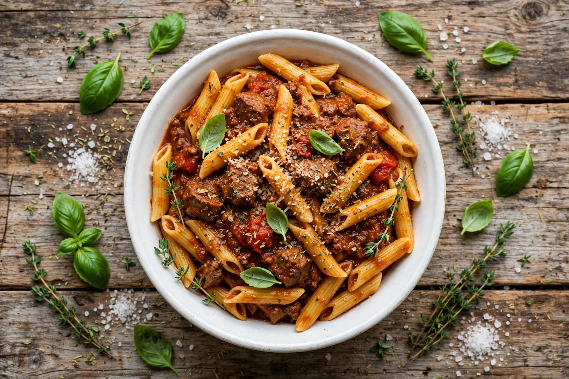 Alpizena Penne Bolognese